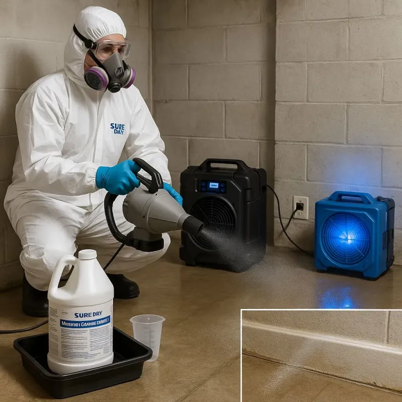 Sanitization and Odor Removal process in Sanbornville, NH